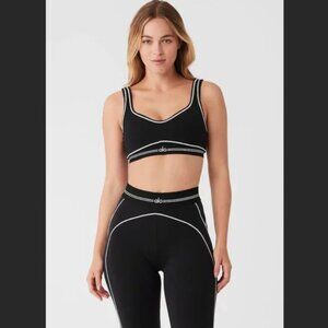 NWT ALO Yoga AIRBRUSH HEART THROB BRA Size S